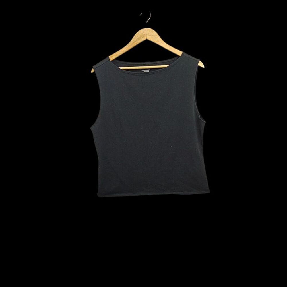 Quince Women Cotton Modal Muscle Tank Black XL